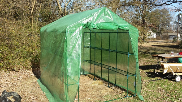Portable Greenhouse front 2