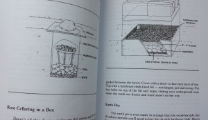 Inside of Root Cellaring Book